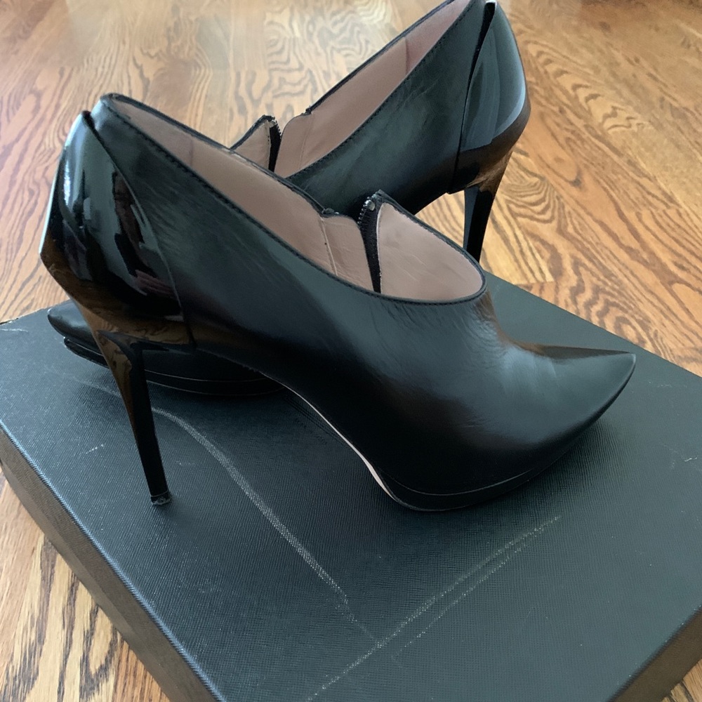 Herve Leger Black Booties